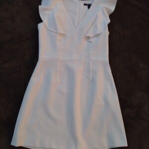 French Connection Whisper Ruffle Mini Dress